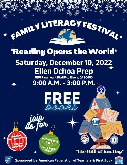Family Literacy Festival Flyer